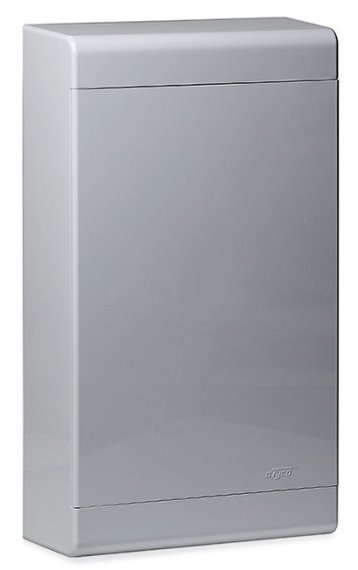 Фотография товара 'Ruvinil 68036С ТУСО серый/серая дверца Щит распред. пластиковый навесной 36мод IP40 520х303х117,5мм'