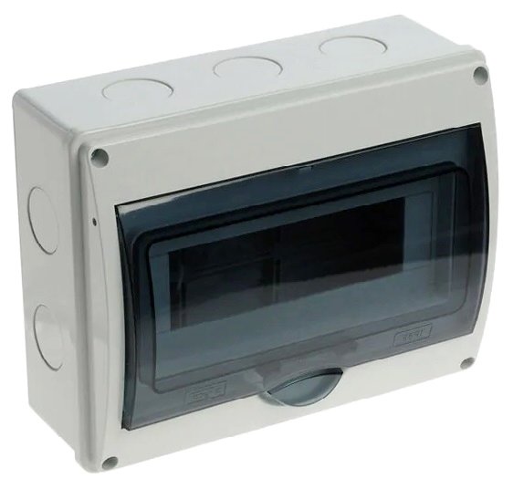 Фотография товара 'Ruvinil 69011 ТУСО Щит распред. пластиковый навесной 11мод IP65 260х200х107мм'