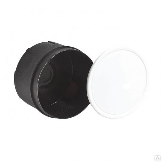 Фотография товара 'Ruvinil Коробка распаячная для скрытой проводки D=100мм,Н=40мм 10159'