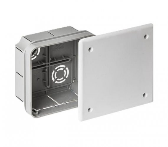 Фотография товара 'Ruvinil Коробка распаячная для скрытой проводки 92х92х45мм 10120'