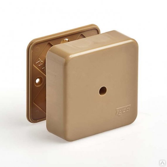 Фотография товара 'Ruvinil Коробка универсальная для кабель-каналов 80х80х25мм 65005К'