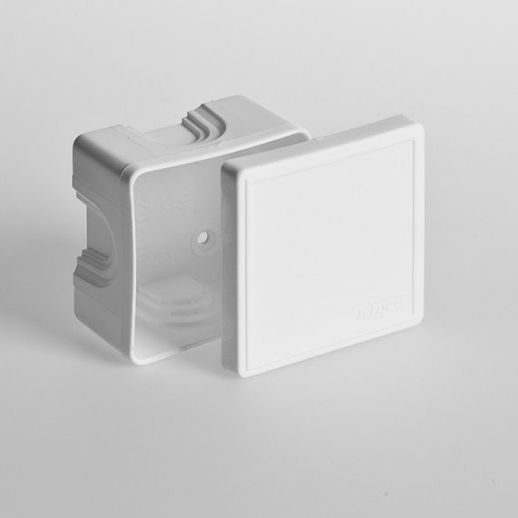 Фотография товара 'Ruvinil Коробка распаячная для открытой проводки 70х70х40мм 65006Б'