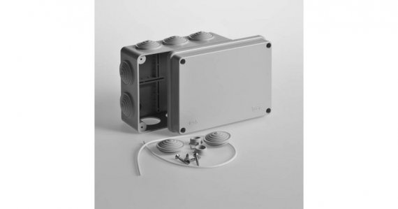 Фотография товара 'Ruvinil Коробка распаячная для открытой проводки 150х110х70мм 67053'