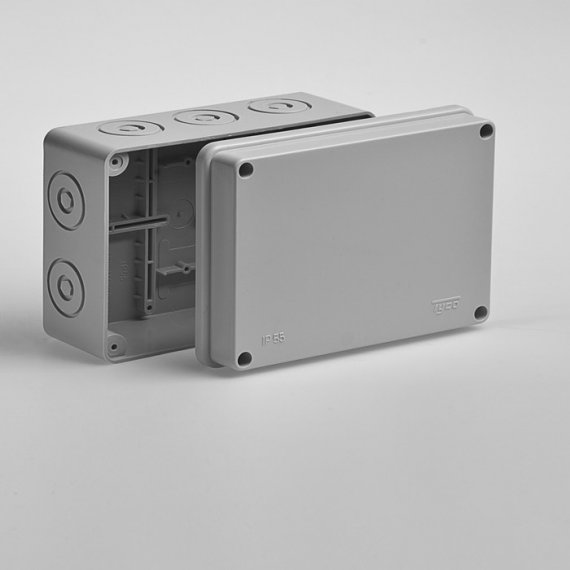 Фотография товара 'Ruvinil Коробка распаячная для открытой проводки 150х110х70мм 67054'