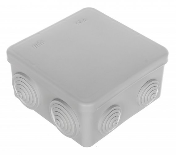 Фотография товара 'Ruvinil Коробка распаячная для открытой проводки 100х100х50мм 67050УП'