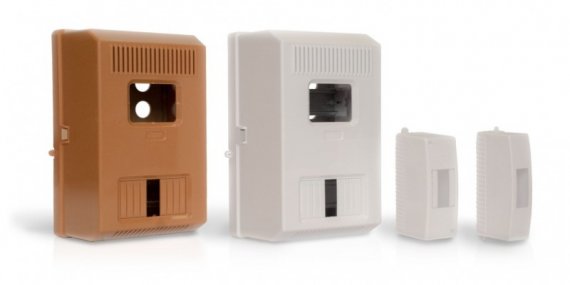 Фотография товара 'Ruvinil Щиток открытой проводки на 1 модуль 127х33х60мм 68001'