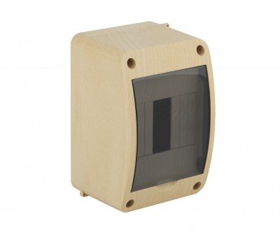 Фотография товара 'Ruvinil Щиток открытой проводки на 4 модуля с вертикальной дверцей 140х90х85мм 68304-27М'