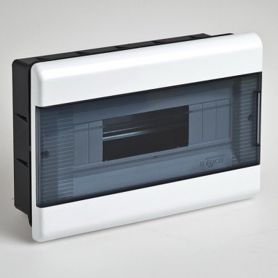 Фотография товара 'Ruvinil Щиток скрытой проводки на 12 модулей с дверцей 300х190х93мм 68112'