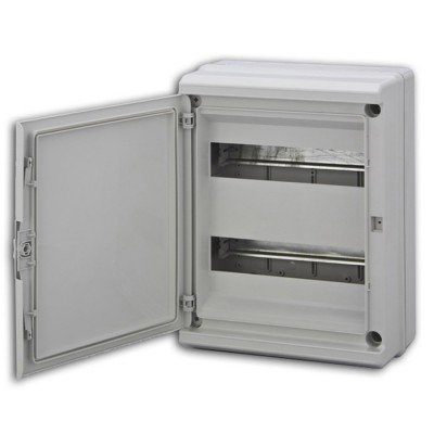 Фотография товара 'Ruvinil Щиток открытой проводки на 24 модуля 370х275х135мм 69024'