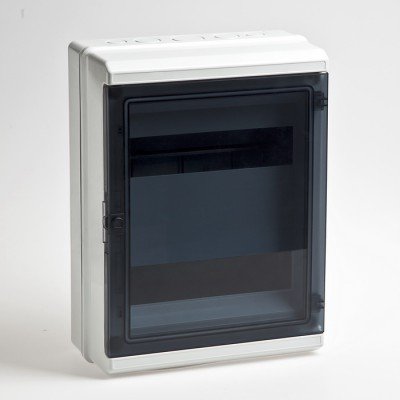 Фотография товара 'Ruvinil Щиток открытой проводки на 24 модуля 370х275х135мм 69024П'