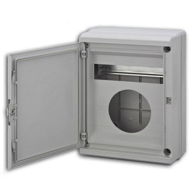 Фотография товара 'Ruvinil Корпус ЩК открытой проводки на 12 модулей с дверцей 370х275х135мм 69031'