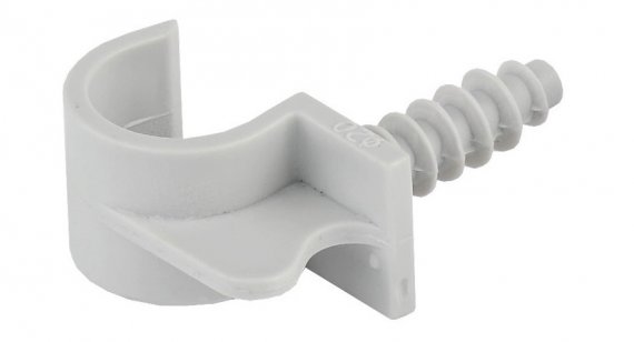 Фотография товара 'Ruvinil К01116У ТУСО Крепеж-клипса универсальная для трубы 16мм'