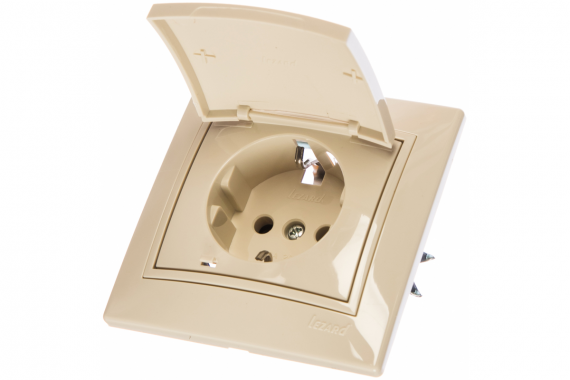 Фотография товара 'Ruvinil Э2-02-31 Эльба+.Розетка с з/к и крышкой'