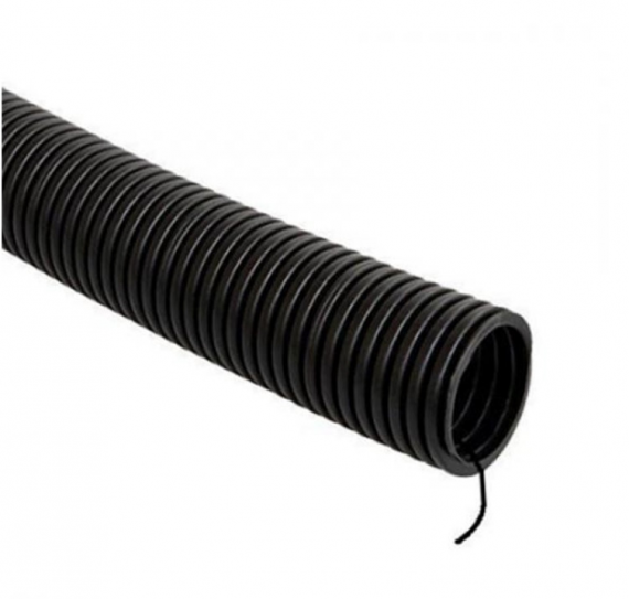 Фотография товара 'Ruvinil 13201Ч Труба гофр.32мм ПВХ с зондом легкая черная'