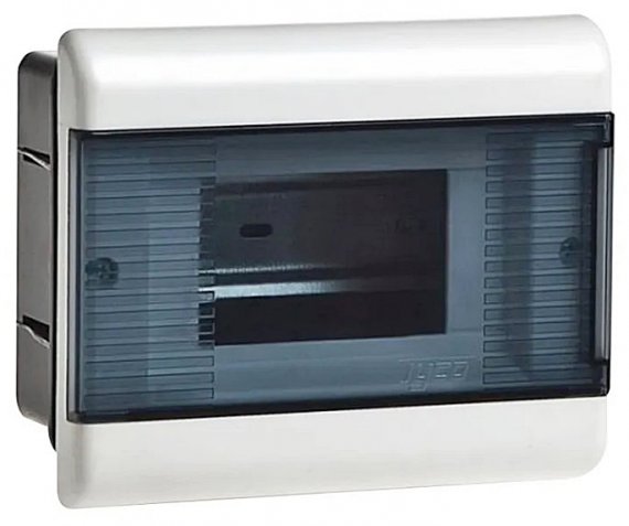 Фотография товара 'Ruvinil 68126 ТУСО Щит распред. пластиковый встраиваемый 6мод IP40 160х132х90мм'