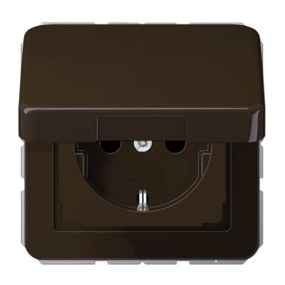 Фотография товара 'Ruvinil Э1-02-32 Эльба.Розетка с з/к и крышкой'