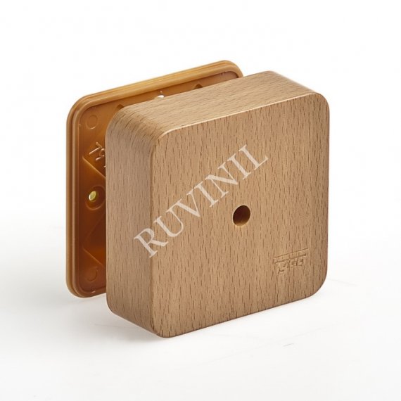 Фотография товара 'Ruvinil 65005-38М ТУСО 80х80х25мм Коробка универсальная для кабель-каналов'