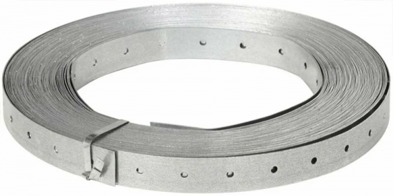 Фотография товара 'Ruvinil ЛМ-10 Лента монтажная оцинкованная 10х0,22 мм длина 25 м'