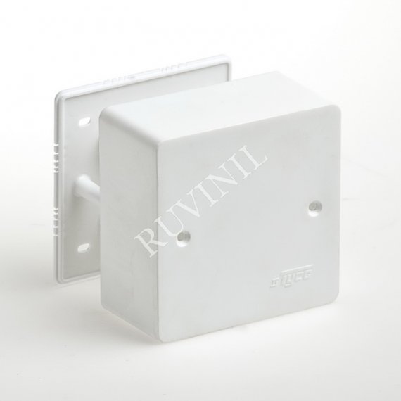 Фотография товара 'Ruvinil 65015 ТУСО 85х85х45мм Коробка универсальная для кабель-каналов'
