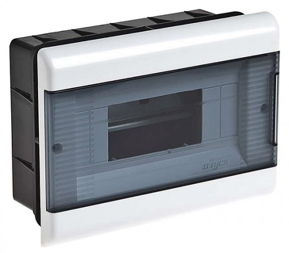 Фотография товара 'Ruvinil 68129 ТУСО Щит распред. пластиковый встраиваемый 9мод IP40 222х160х90мм'