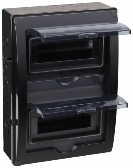 Фотография товара 'Ruvinil 69020Ч Тусо.Щиток о/п на 20 мод.с 2 верт.двер.390х302х120мм'