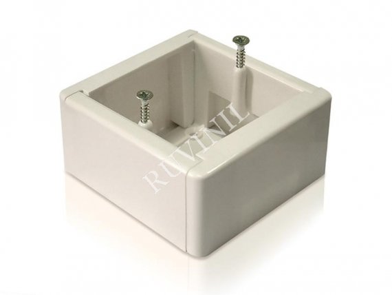 Фотография товара 'Ruvinil 65021 ТУСО 88х88х44мм Коробка установочная для кабель-каналов'