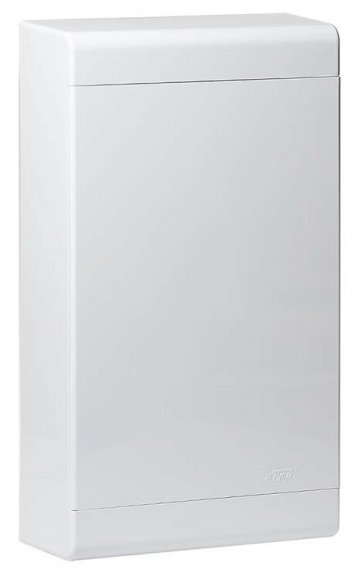 Фотография товара 'Ruvinil 68036Б ТУСО белая дверца Щит распред. пластиковый навесной 36мод IP40 520х303х117,5мм'