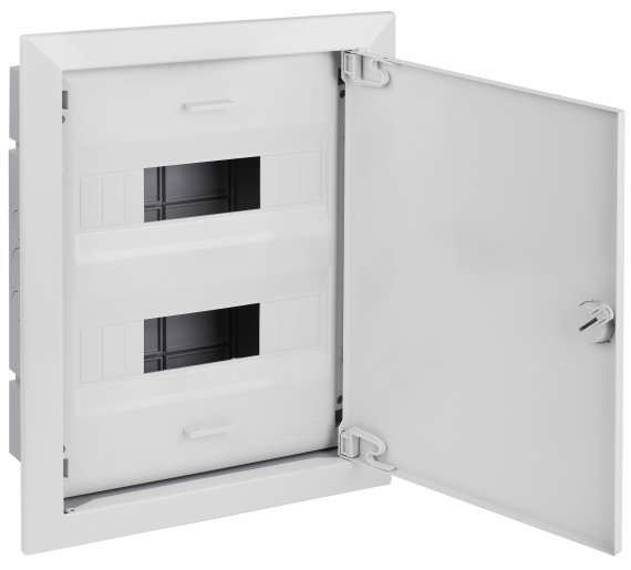 Фотография товара 'Ruvinil 68124М ТУСО Щит распред. метал.-пласт. встраиваемый 24мод IP40 430х325х103мм'