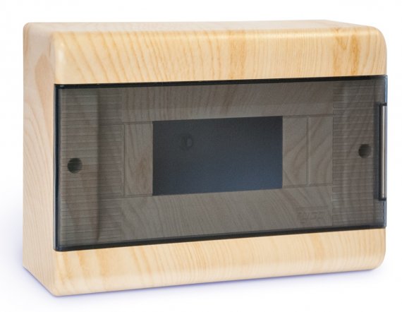 Фотография товара 'Ruvinil 68029-27М ТУСО Щит распред. пластиковый навесной 9мод с двер.IP40 222х160х93мм'