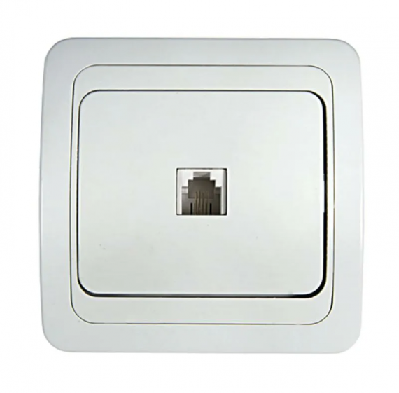 Фотография товара 'Ruvinil Э1-05-00 Эльба.Розетка TLF белая'