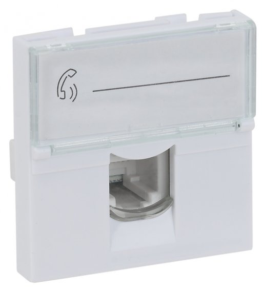 Фотография товара 'Ruvinil АДЛ 13-909 Розетка модульная телефонная RJ-11 45х45мм'