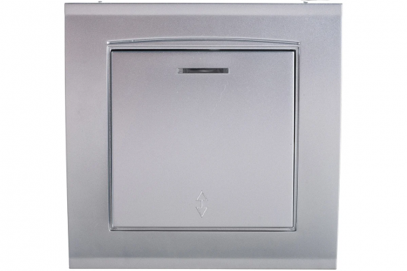 Фотография товара 'Ruvinil Э1-03-25 Эльба.Выключатель 1-кл. с подсветкой'