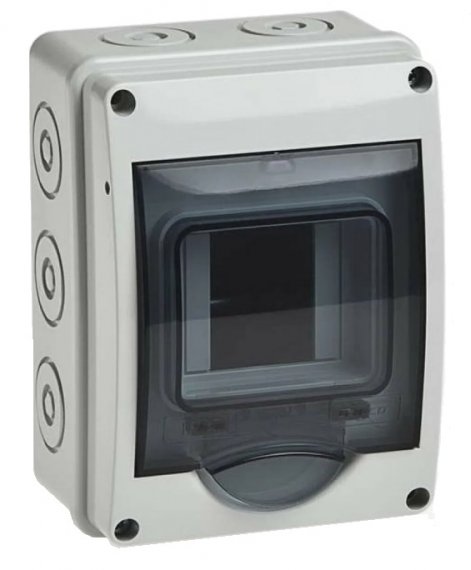 Фотография товара 'Ruvinil 69003 ТУСО Щит распред. пластиковый навесной 3мод IP65 160х130х91мм'