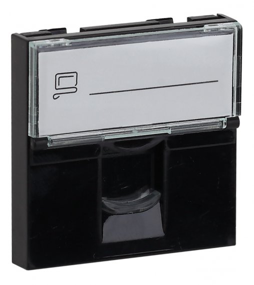 Фотография товара 'Ruvinil АДЛ 13-908-Ч Розетка модульная компьютерная RJ-45 45х45мм'