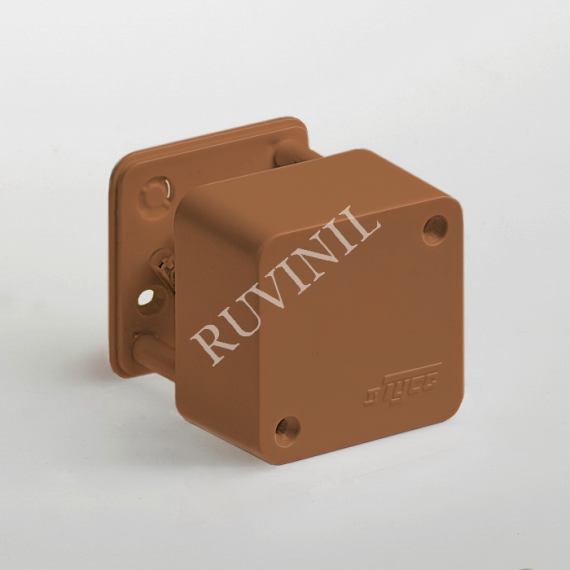 Фотография товара 'Ruvinil 65002К ТУСО 55х55х32мм Коробка распаячная ОП (2 клеммника)'