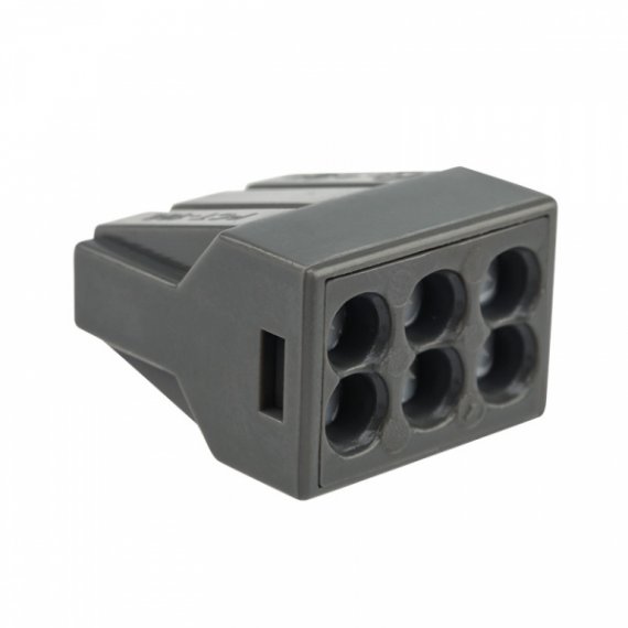 Фотография товара 'Ruvinil 773-306 Клеммы 773 на 6 пр.1,0-2,5 мм с пастой'