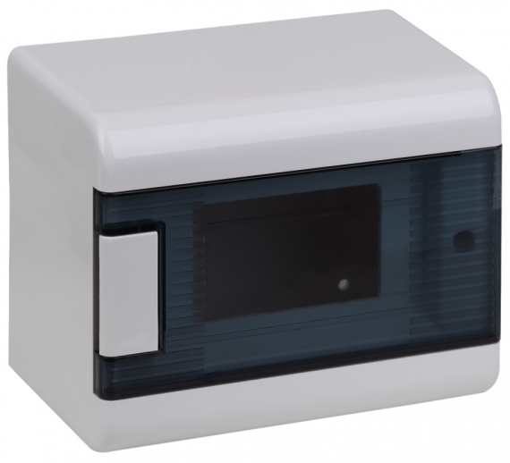 Фотография товара 'Ruvinil 68026 ТУСО Щит распред. пластиковый навесной 6мод IP40 160х132х93мм'