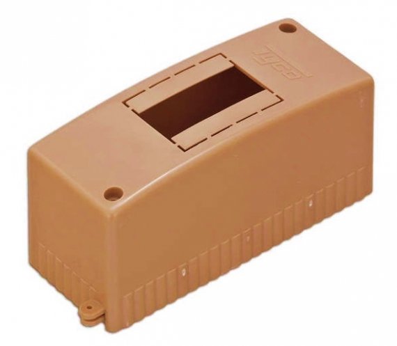 Фотография товара 'Ruvinil 68022К ТУСО коричневый Щит распред. пластиковый навесной 2мод IP30 130х50х65мм'