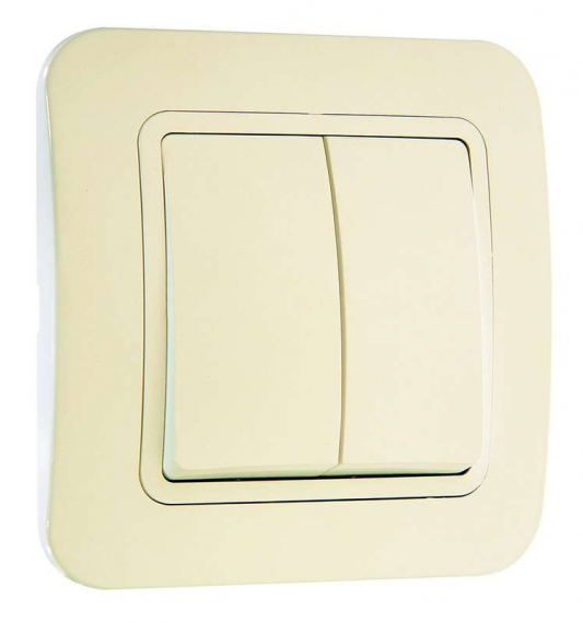 Фотография товара 'Ruvinil Э2-03-31 Эльба+.Выключатель 2-кл'