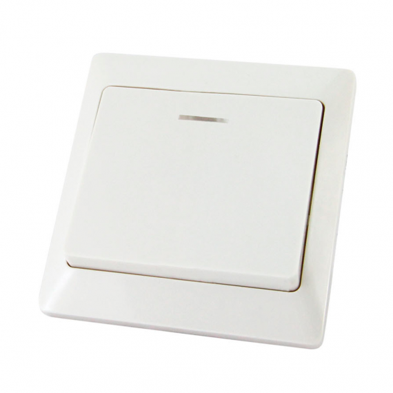 Фотография товара 'Ruvinil Э1-03-20 Эльба.Выключатель 1-кл. с подсветкой'