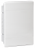 Фотография товара 'Ruvinil 68124Б ТУСО белая дверца Щит распред. пластиковый встраиваемый 24мод IP40 415х299х103мм'