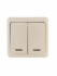 Фотография товара 'Ruvinil Э1-03-41 Эльба.Выключатель 2-кл. с подсветкой'