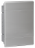 Фотография товара 'Ruvinil 68124С ТУСО серый/серая дверца Щит распред. пластиковый встраиваемый 24мод IP40 415х299х103мм'